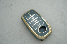 Чохол Toyota темно блакитний поліуретан