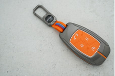 Чохол Lincoln метал + силікон помаранчевий