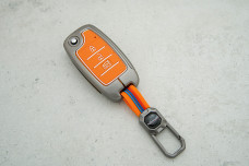 Чохол KIA помаранчевий силікон + метал