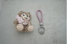 Брелок Ведмедик з зайчиком +джгут
