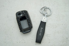 Чохол VW Skoda великі стрази чорний, універсальний