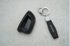 Чохол BMW великі стрази чорний