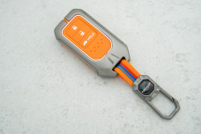 Чохол Honda метал + силікон помаранчевий