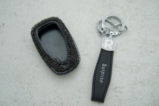 Чохол Chevrolet великі стрази чорний, універсальний