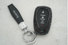 Чохол Chevrolet великі стрази чорний, універсальний