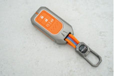 Чохол Honda метал + силікон помаранчевий