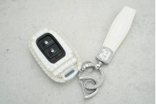 Чохол Honda великі стрази білий