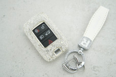 Чохол Land Rover малі стрази білий