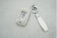 Чохол Land Rover малі стрази білий