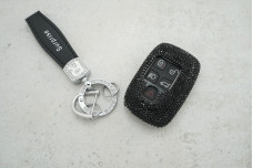 Чохол Land Rove малі стрази чорний