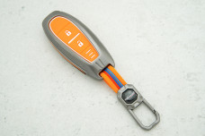 Чохол Suzuki помаранчевий силікон + метал 