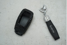 Чохол Mercedes великі стрази чорний