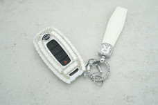 Чохол Nissan стрази білий, універсальний