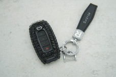 Чохол Nissan стрази чорний, універсальний