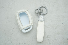 Чохол Hyundai великі стрази білий, універсальний