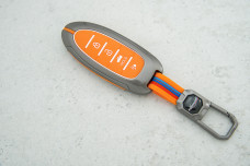 Чохол Infiniti помаранчевий силікон + метал