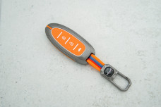 Чохол Infiniti метал+силікон помаранчевий