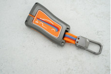 чохол Lexus метал + силікон помаранчевий