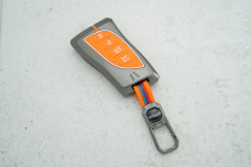 Чохол Lexus метал+силікон помаранчевий