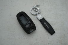 Чохол Audi малі стрази чорний