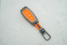 Чохол Ford метал+силікон помаранчевий