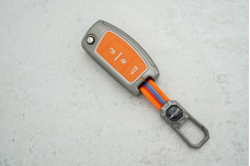 Чохол Ford метал + силікон помаранчевий