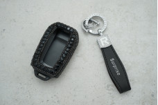 Чохол Toyota великі стрази чорний