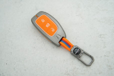 Чохли Hyundai метал + силікон помаранчевий