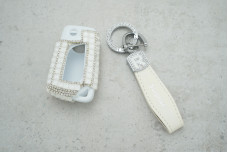 Чохол Toyota великі стрази білий, універсальний