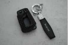 Чохол Toyota стрази чорний