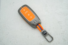 Чохол Chery метал +силікон помаранчевий