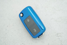 Чохол VW синій прозорий, поліуретан