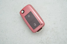 Чохол VW рожевий прозорий, поліуретан