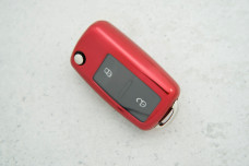 Чохол VW червоний прозорий, поліуретан