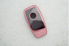 Чохол Mercedes Benz рожевий прозорий поліуретан, універсальний