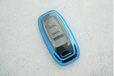 Чохол Audi синій прозорий поліуретан, універсальний