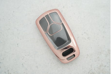 Чохол Audi рожевий прозорий поліуретан, універсальний