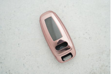 Чохол Audi рожевий прозорий поліуретан