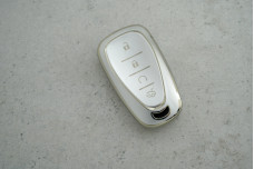 Чохол Chevrolet сірий срібло поліуретан