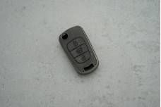 Чохол Kia Hyundai сірий, вставки з екошкіри + поліуретан