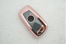 Чохол BMW рожево-золотий поліуретан