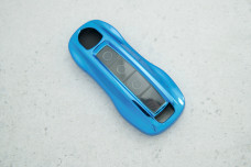 Чохол Porsche синій прозорий, поліуретан