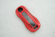 Чохол червоний прозорий, поліуретан