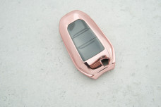 Чохол Peugeot рожевий прозорий поліуретан