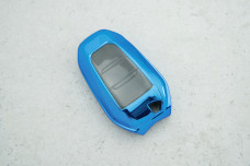 Чохол Peugeot синій прозорий поліуретан