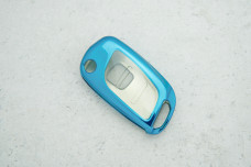 Чохол Peugeot синій прозорий поліуретан