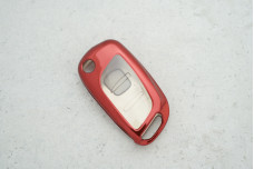 Чохол Peugeot червоний прозорий поліуретан