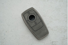 Чохол Mercedes-Benz сірий, вставки з екошкіри + поліуретан