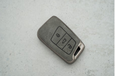 Чохол VW/Skoda/Seat , сірий з вставками з екошкіри + поліуретану