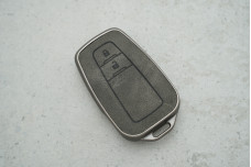 Чохол Toyota сірий, вставки з екошкіри + поліуретан